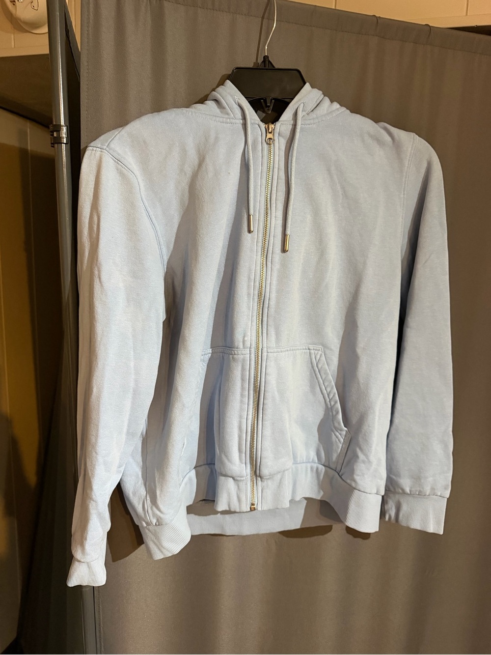 H&M Pale Blue Women’s Zip-Up Hoodie